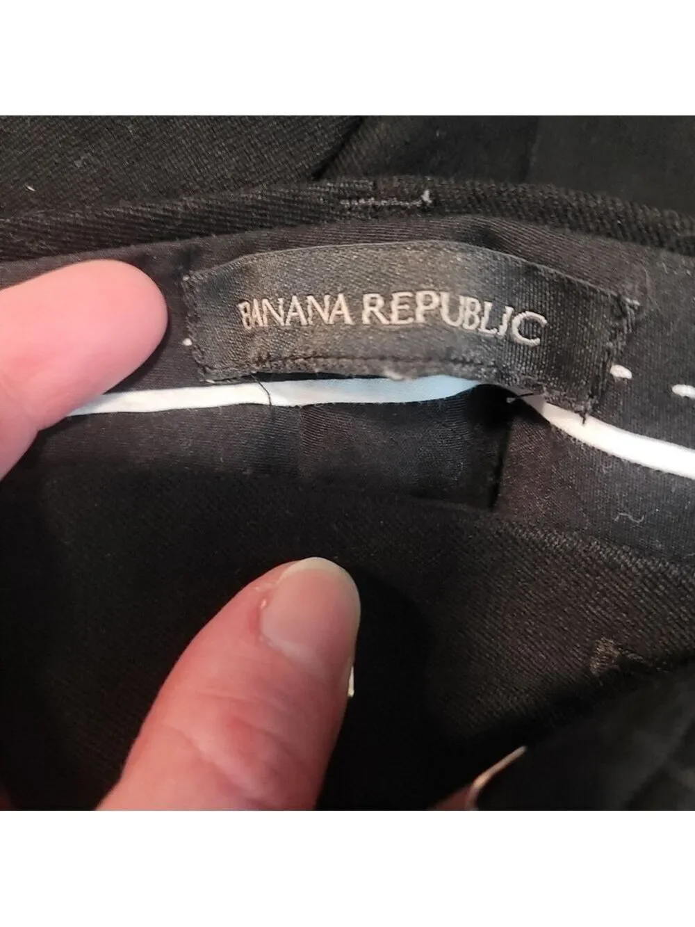 Banana Republic Women's Black Sloan Fit Trousers